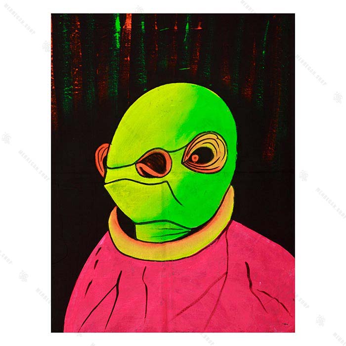 تابلو پارچه ای بلک لایت باتیک نپال کد 2009 تابلو پارچه ای بلک لایت باتیک نپال کد 2009