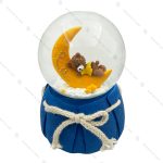 گوی برفی شیشه ای موزیکال طرح خرس