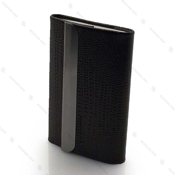 جاکارتی چرم مشکی طرح پوست مار Honest