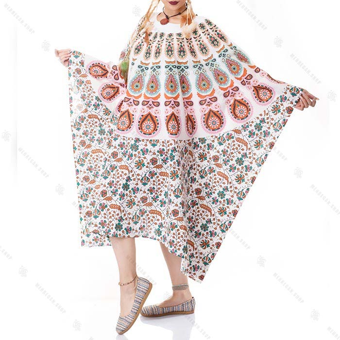 پانچو مجلسی سنتی زنانه هیپی استایل