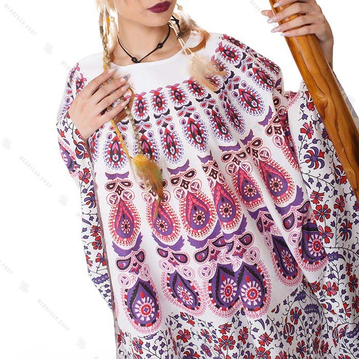 پانچو مجلسی سنتی زنانه هیپی استایل