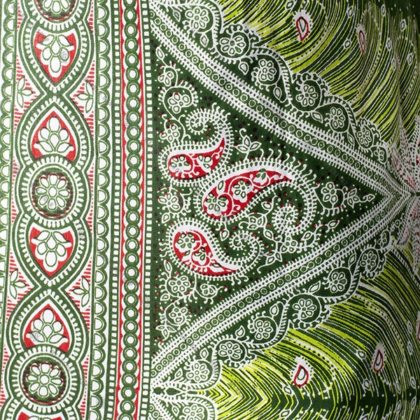 شلوار زنانه نازک هندی بهاره و تابستانه سبز