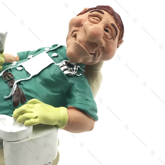 مجسمه دکوری رزین دندان پزشک
