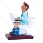 مجسمه دکوری رزین طرح Businessman