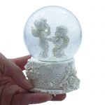 گوی برفی موزیکال متوسط طرح فرشته