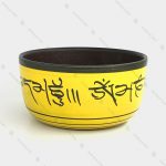 کاسه تبتی هفت فلز زرد سایز 1