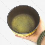 کاسه تبتی هفت فلز زرد سایز 1