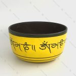 کاسه تبتی هفت فلز زرد سایز 2