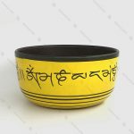 کاسه تبتی هفت فلز زرد سایز 3
