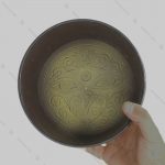 کاسه تبتی هفت فلز زرد سایز 4