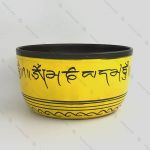 کاسه تبتی هفت فلز زرد سایز 5