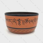 کاسه تبتی هفت فلز زرد در سایز 5