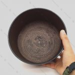 کاسه تبتی هفت فلز زرد در سایز 5