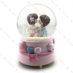 گوی برفی موزیکال فول طرح دختر پسر عاشق