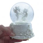 گوی برفی موزیکال متوسط طرح فرشته