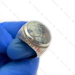 انگشتر نقره دست ساز ساده شجر پر