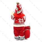 عروسک بابانوئل و چوب اسکی