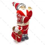 عروسک بابانوئل و چوب اسکی