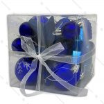 پکیج مربعی اویز کریسمسی سرمه ای