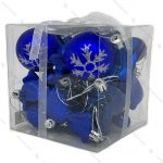 پکیج مربعی اویز کریسمسی سرمه ای