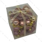 پکیج مربعی آویز کریسمس صورتی