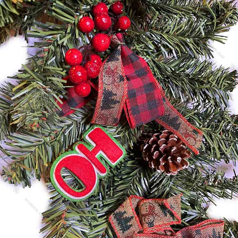 ریسه درختی مدل دیوارکوب قرمز