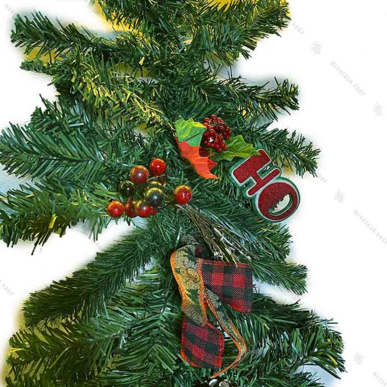 ریسه درختی مدل دیوارکوب قرمز