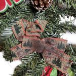 ریسه درختی مدل دیوارکوب قرمز