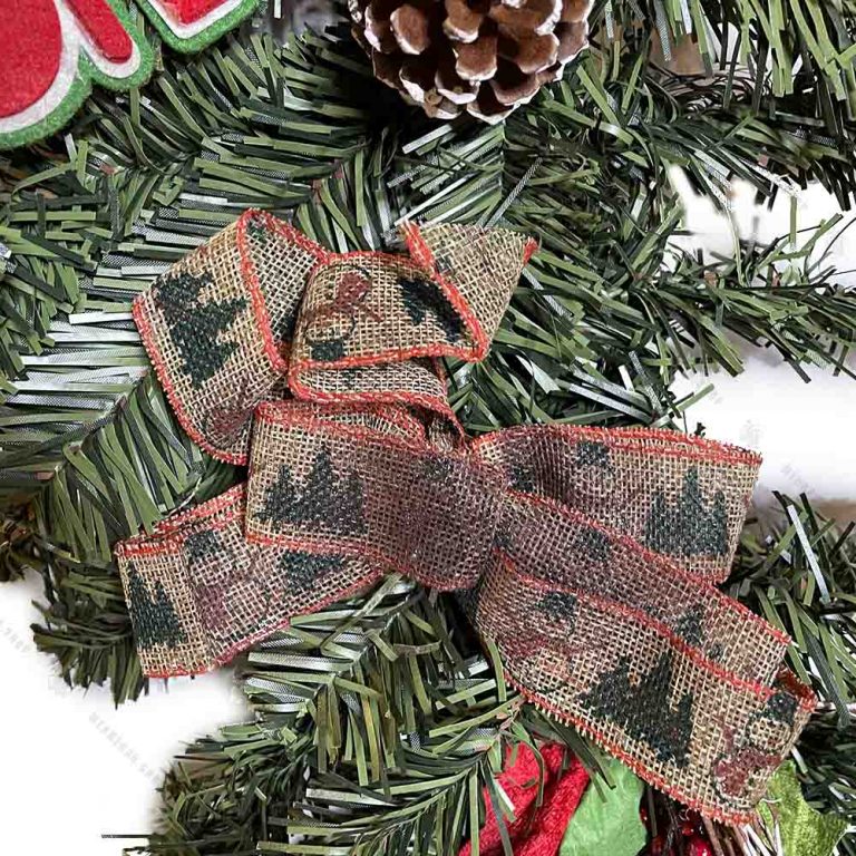 ریسه درختی مدل دیوارکوب قرمز