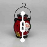 آویز سفالی کریسمس مدل فانوس