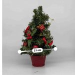 سبد درخت کریسمس تزیین شده