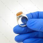 انگشتر نقره دست ساز عقیق یمنی حکاکی شده