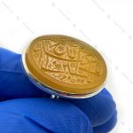 انگشتر نقره دست ساز عقیق زرد سیدالشهدا