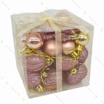 پکیج مربعی آویز کریسمس صورتی