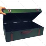 چمدان چوبی سایز بزرگ سبز