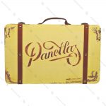 چمدان چوبی دکوری سایز متوسط کرم طرح آنتیک