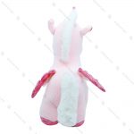 عروسک پولیشی یونیکورن ایستاده قلب دار صورتی