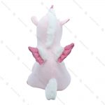 عروسک یونیکورن نشسته بالدار صورتی