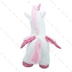 عروسک پولیشی طرح یونیکورن ایستاده سفید