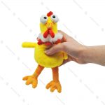 عروسک پولیشی خروس چشم درشت طلایی
