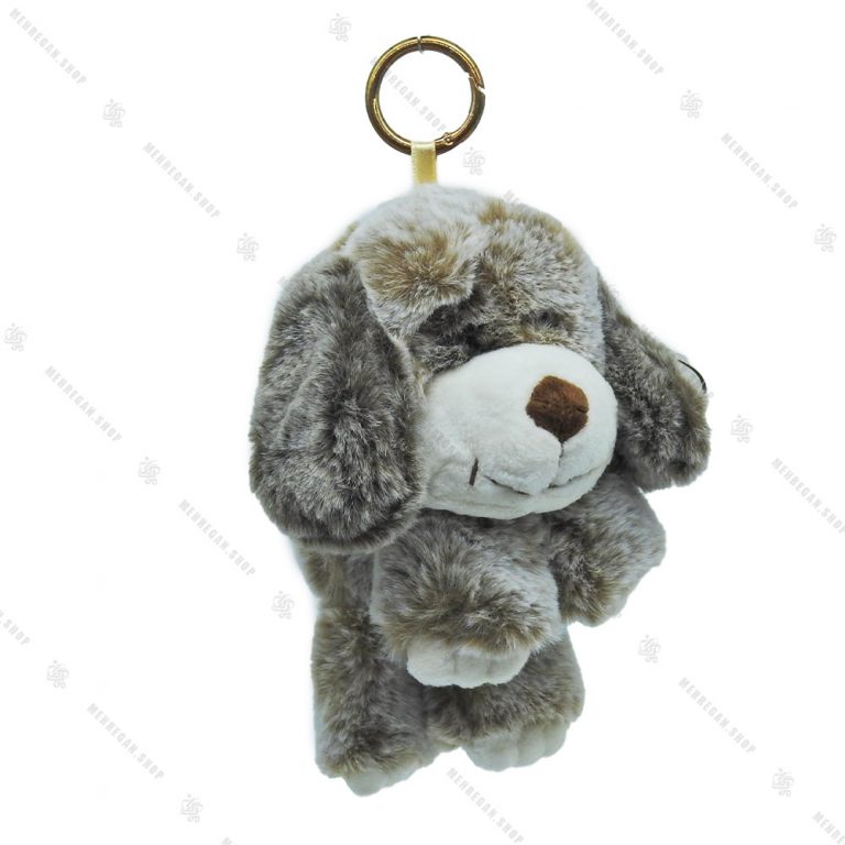 آویز عروسکی خرس خاکستری کوچک