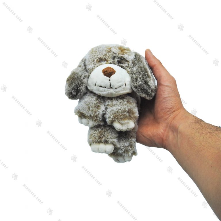 آویز عروسکی خرس خاکستری کوچک