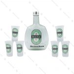 ست نوشیدنی مات 6 عددی مدل گرین اپل-Green Apple