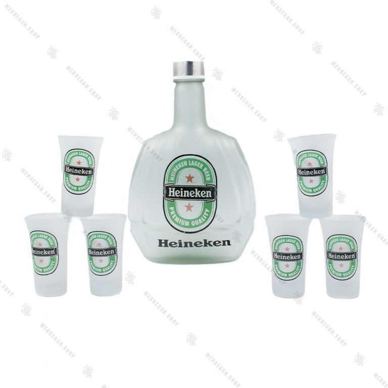 ست نوشیدنی مات 6 عددی مدل گرین اپل-Green Apple