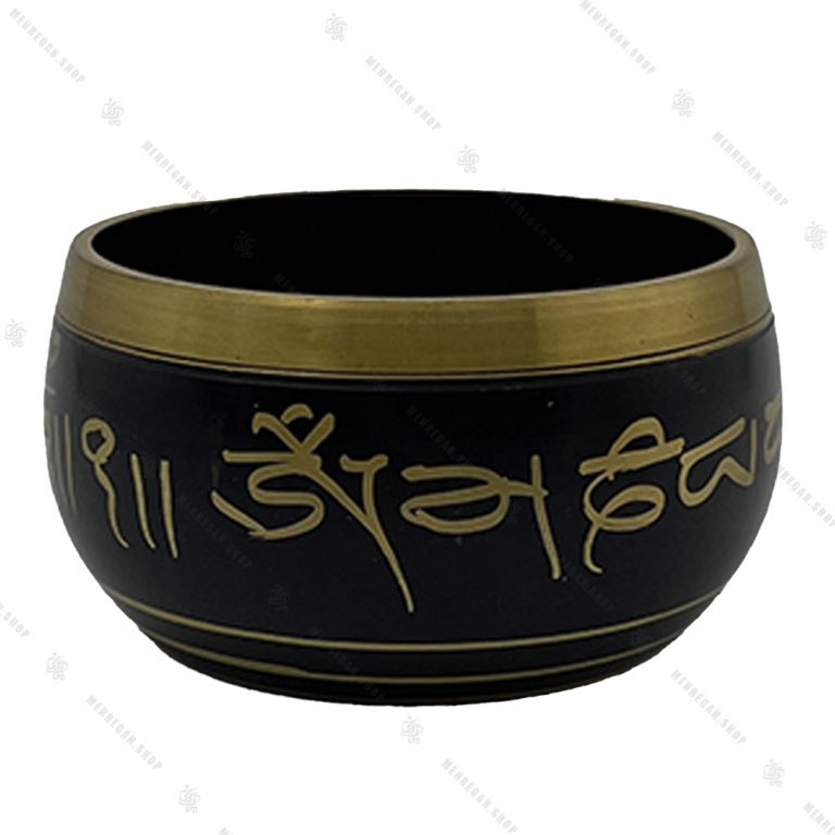 کاسه تبتی مشکی 10 سانتی متری