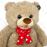 عروسک پولیشی طرح خرس قهوه ای