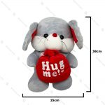 عروسک پولیشی طرح موش سایز بزرگ خاکستری