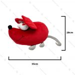 عروسک پولیشی موش چشم قلبی سایز بزرگ