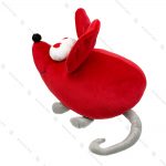 عروسک پولیشی موش چشم قلبی سایز بزرگ