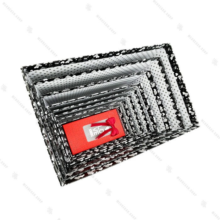 جعبه کادوئی پاپیون دار در 10 سایز مختلف